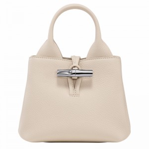 Longchamp Le Roseau XS Handtas Dames Wit Uitverkoop | 10278HFP555