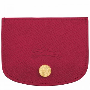 Longchamp ÉPURE Pasjeshouder Dames Fuchsie Uitverkoop | 30031HYZJ13