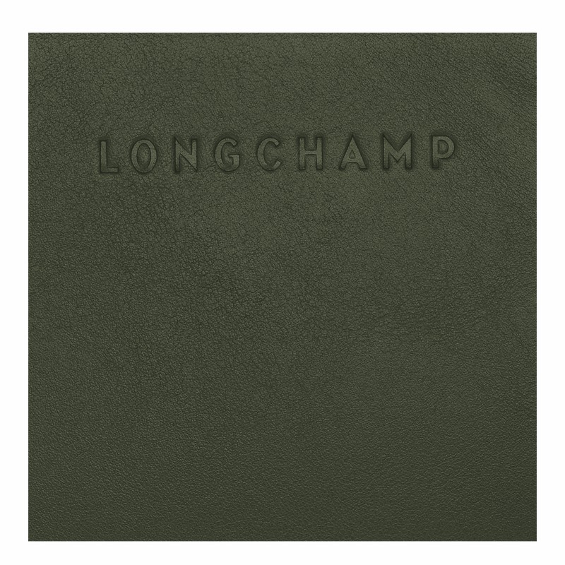 Longchamp 3D Portefeuille Dames Khaki Uitverkoop | L3622HCV292