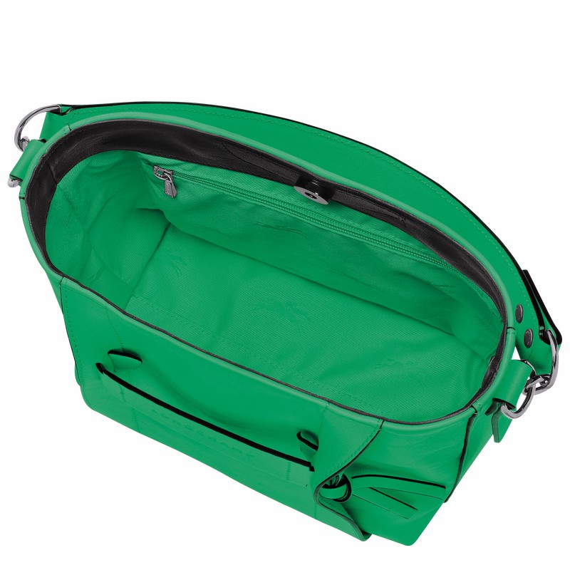 Longchamp 3D S Crossbodytassen Dames Groen Uitverkoop | 10215HCV129