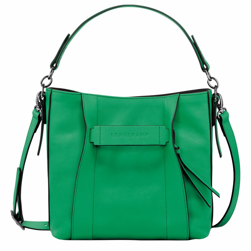 Longchamp 3D S Crossbodytassen Dames Groen Uitverkoop | 10215HCV129