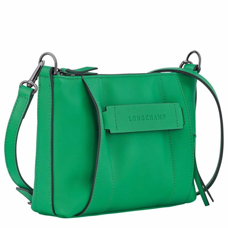 Longchamp 3D S Crossbodytassen Dames Groen Uitverkoop | 10199HCV129