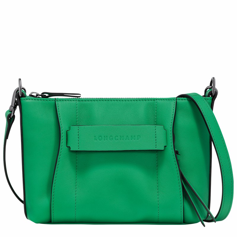 Longchamp 3D S Crossbodytassen Dames Groen Uitverkoop | 10199HCV129