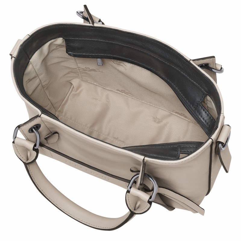 Longchamp 3D S Handtas Dames Grijs Uitverkoop | 10197HCV299