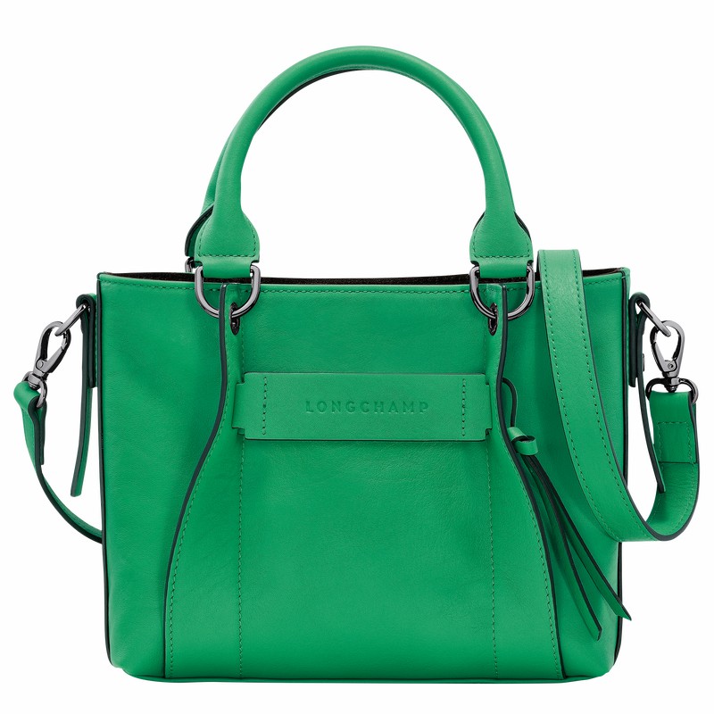 Longchamp 3D S Handtas Dames Groen Uitverkoop | 10197HCV129