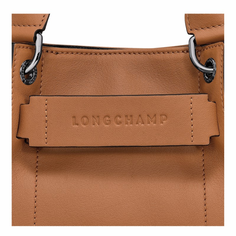 Longchamp 3D XS Handtas Dames Beige Uitverkoop | 10254HCV016