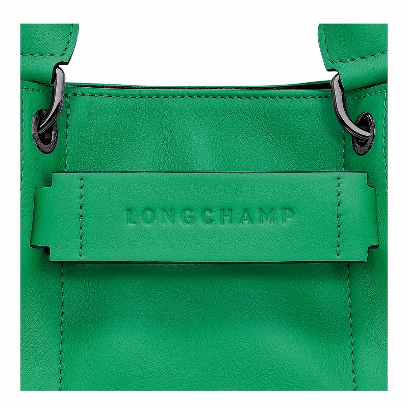 Longchamp 3D XS Handtas Dames Groen Uitverkoop | 10254HCV129