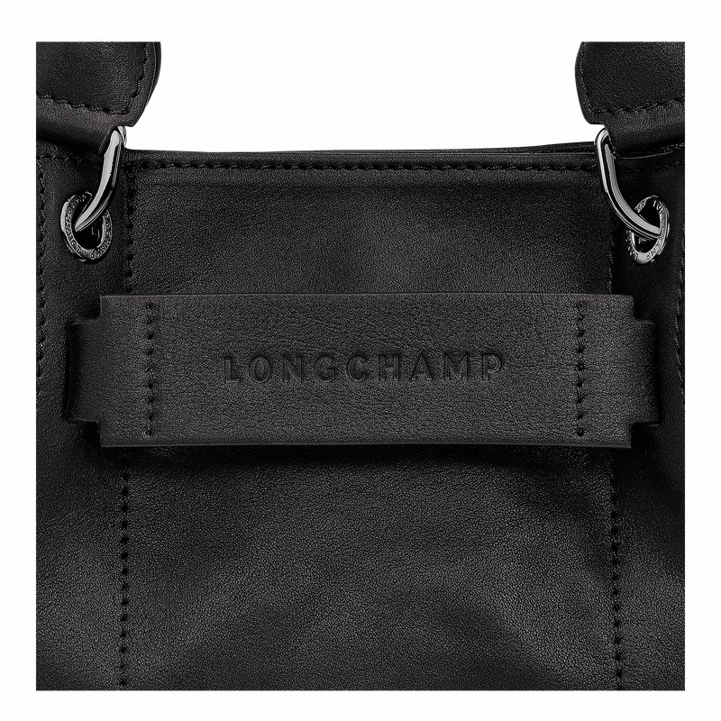 Longchamp 3D XS Handtas Dames Zwart Uitverkoop | 10254HCV001