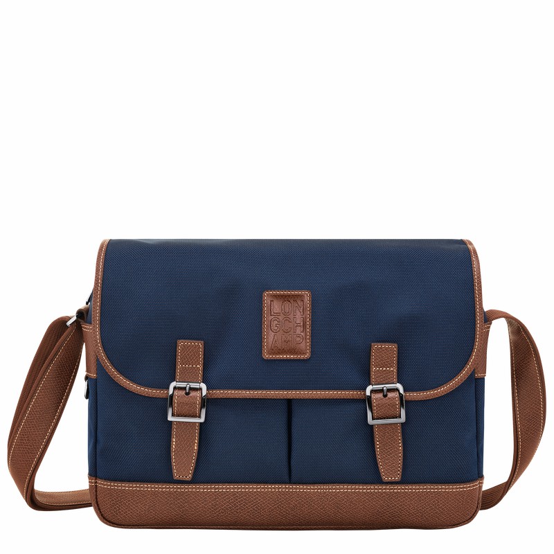 Longchamp Boxford L Crossbodytassen Heren Blauw Uitverkoop | L2824080127