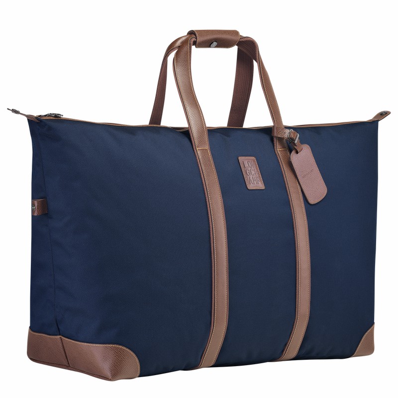 Longchamp Boxford L Reistas Dames Blauw Uitverkoop | L1223080127