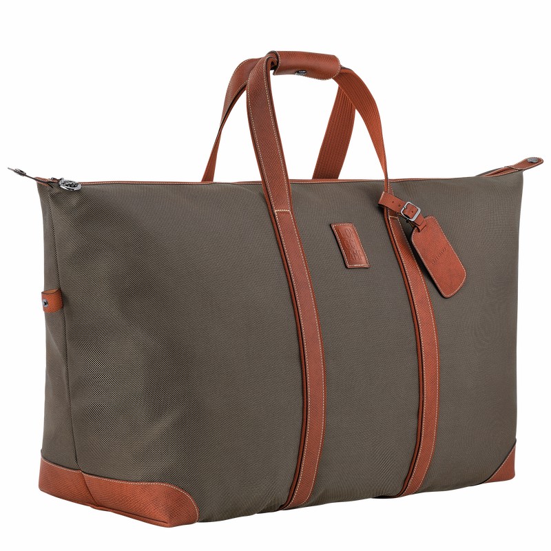 Longchamp Boxford L Reistas Heren Bruin Uitverkoop | L1223080042-