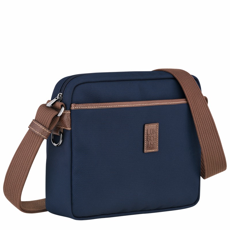 Longchamp Boxford M Buckettas Heren Blauw Uitverkoop | 20053080127