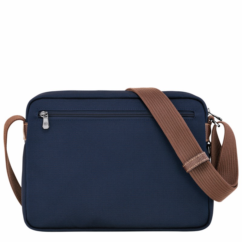 Longchamp Boxford M Buckettas Heren Blauw Uitverkoop | 20053080127