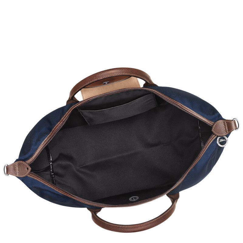 Longchamp Boxford M Reistas Dames Blauw Uitverkoop | L1625080127