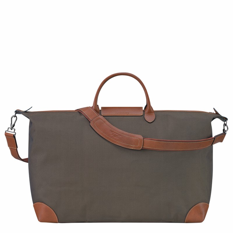 Longchamp Boxford M Reistas Heren Bruin Uitverkoop | L1625080042-