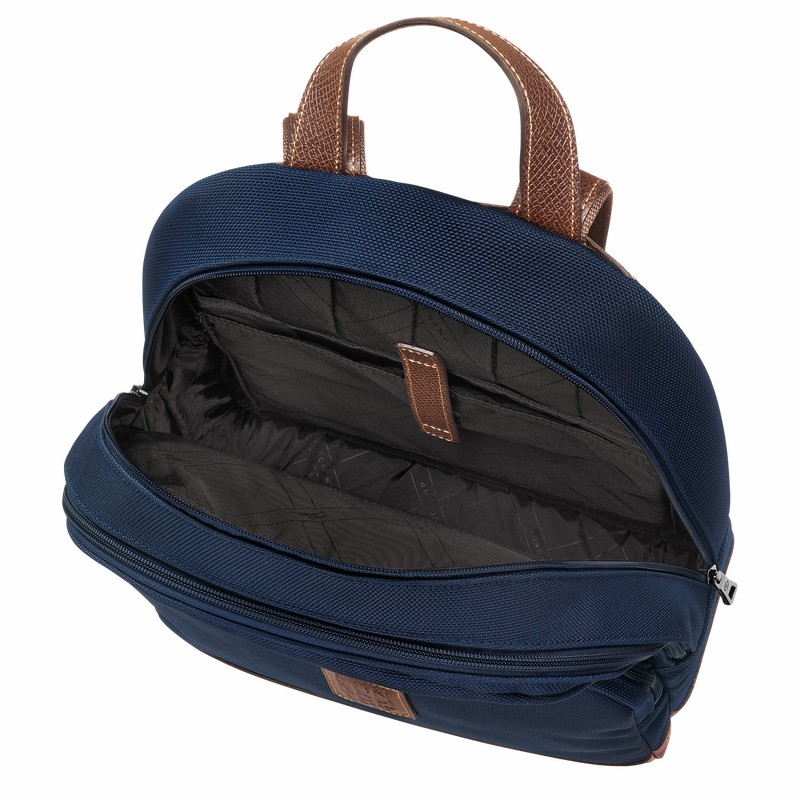 Longchamp Boxford Rugzakken Heren Blauw Uitverkoop | L1475080127