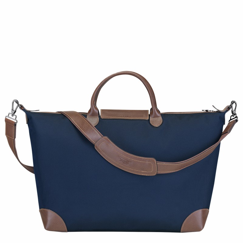 Longchamp Boxford S Reistas Dames Blauw Uitverkoop | L1624080127