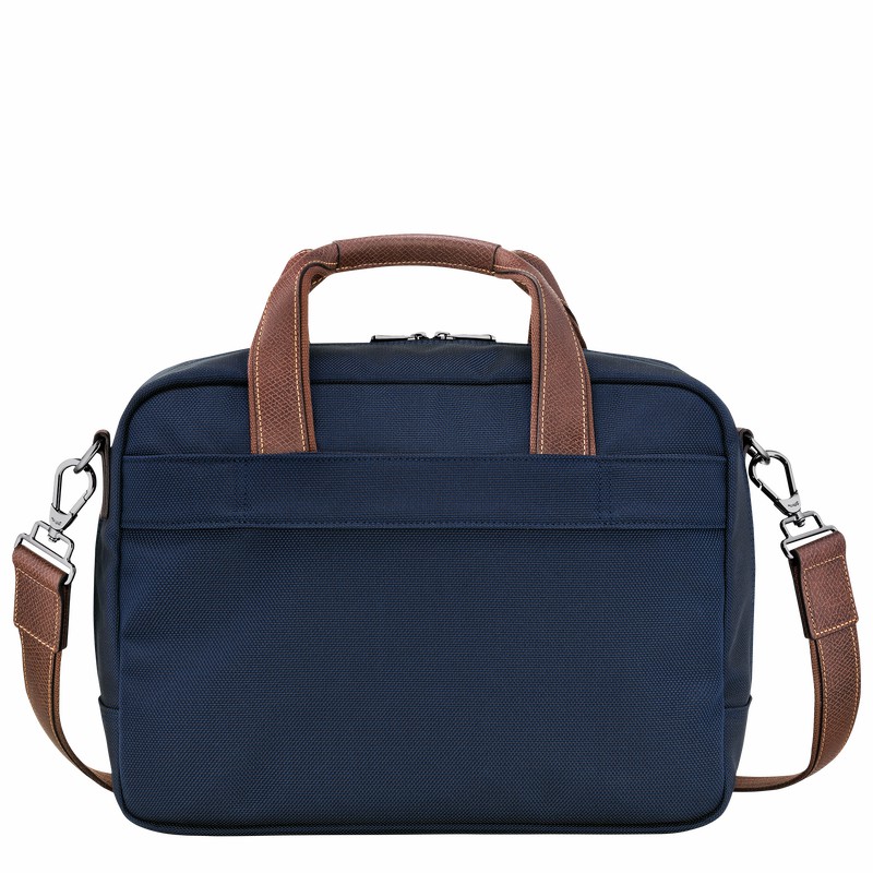 Longchamp Boxford S Reistas Heren Blauw Uitverkoop | L1658080127-