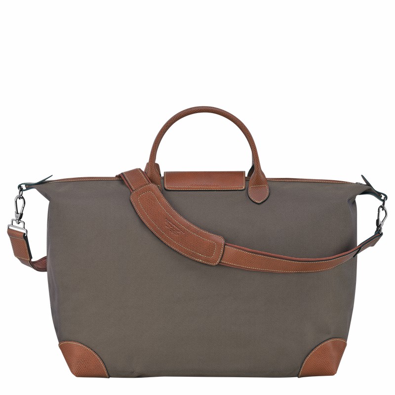 Longchamp Boxford S Reistas Heren Bruin Uitverkoop | L1624080042-