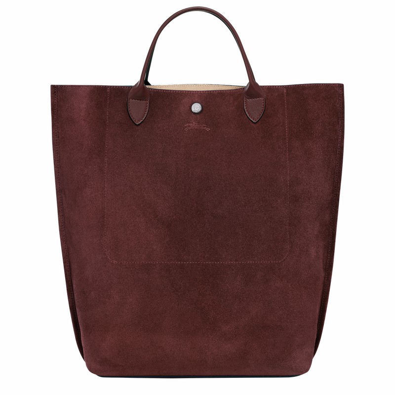 Longchamp Cabas Longchamp M Tote Tassen Dames Bordeaux Uitverkoop | 10277HFO009