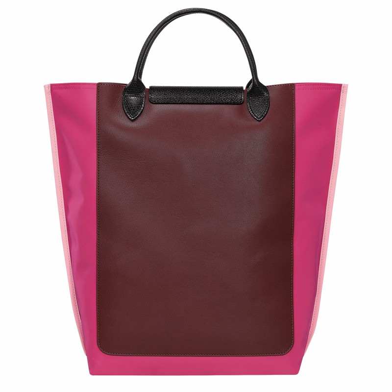 Longchamp Cabas Longchamp M Tote Tassen Dames Fuchsie Uitverkoop | 10264093J13