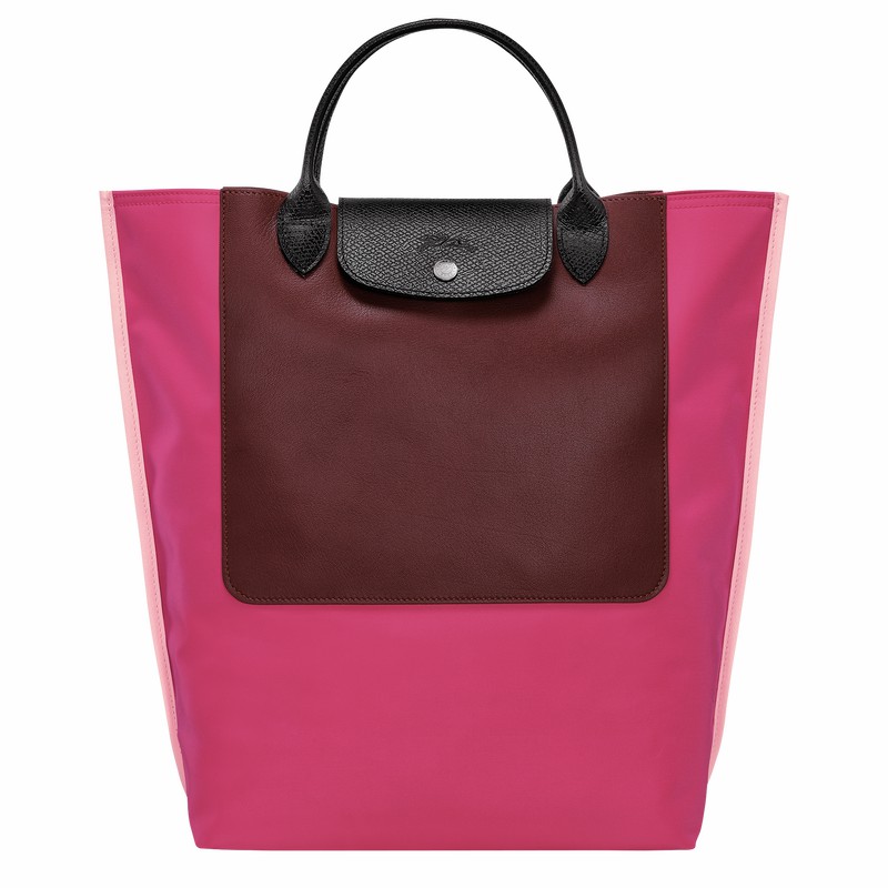 Longchamp Cabas Longchamp M Tote Tassen Dames Fuchsie Uitverkoop | 10264093J13