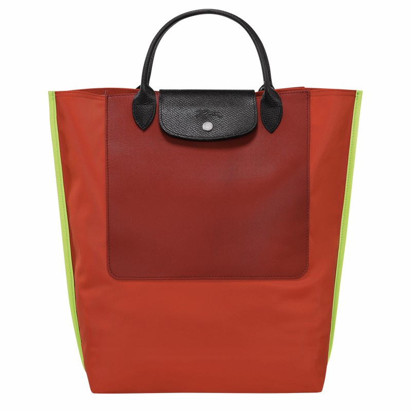 Longchamp Cabas Longchamp M Tote Tassen Dames Oranje Uitverkoop | 10264093461