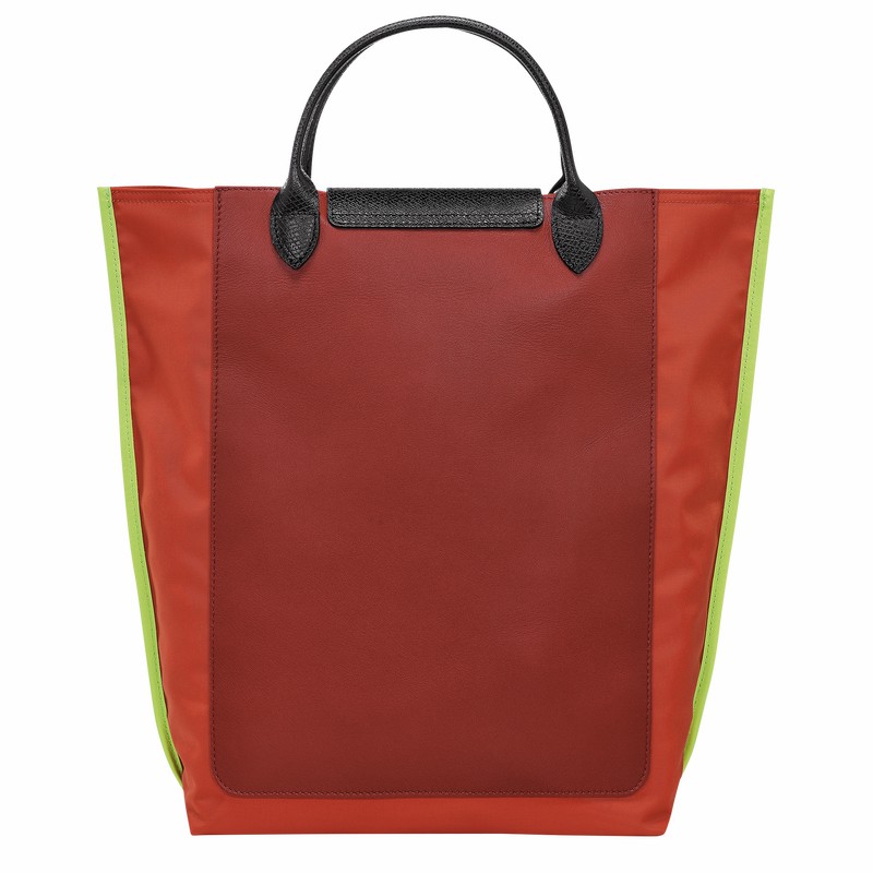 Longchamp Cabas Longchamp M Tote Tassen Heren Oranje Uitverkoop | 10264093461-