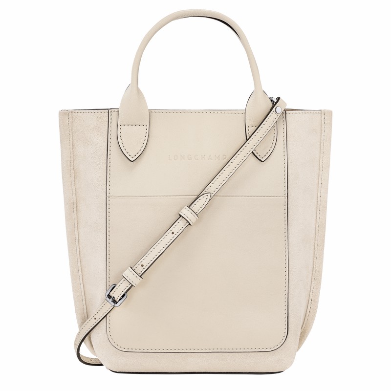 Longchamp Cabas Longchamp XS Tote Tassen Dames Beige Uitverkoop | 10276HFO237