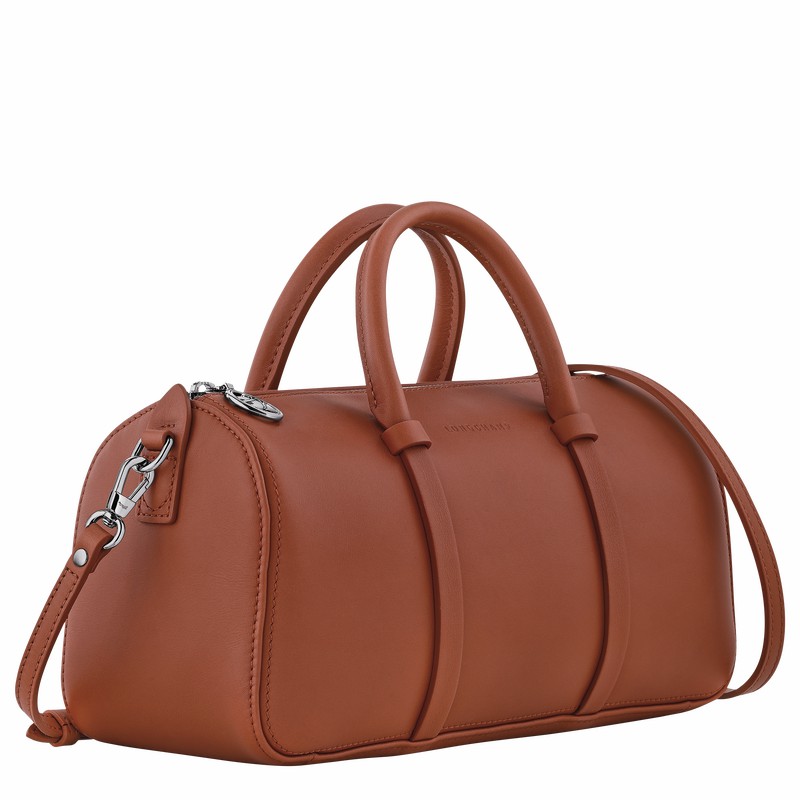 Longchamp Daylong M Handtas Dames Bruin Uitverkoop | 10271HFK504