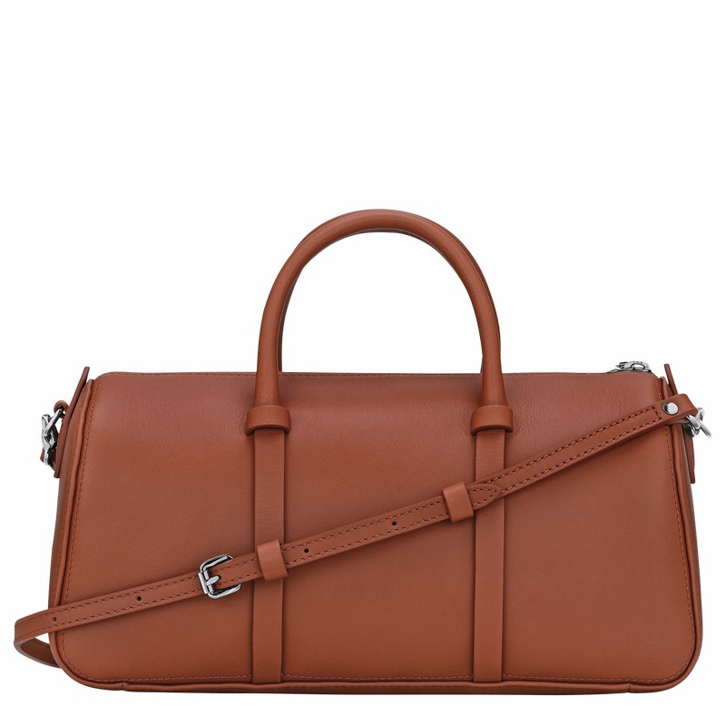 Longchamp Daylong M Handtas Dames Bruin Uitverkoop | 10271HFK504