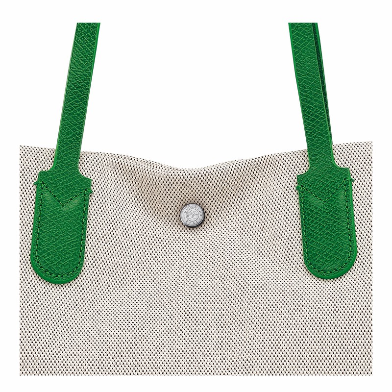 Longchamp Essential L Tote Tassen Dames Groen Uitverkoop | 10090HSG129