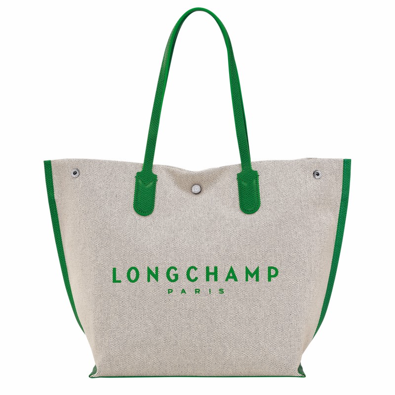 Longchamp Essential L Tote Tassen Dames Groen Uitverkoop | 10090HSG129