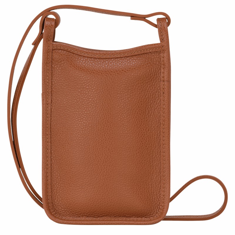 Longchamp Le FOULONNÉ Hoesje Dames Caramel Uitverkoop | 34200021121