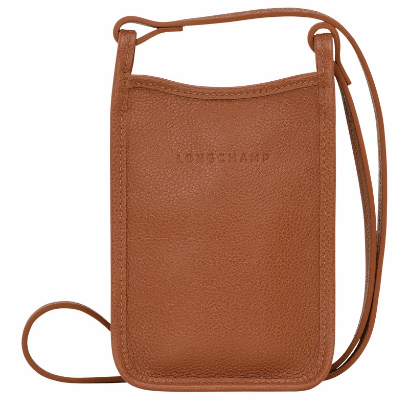 Longchamp Le FOULONNÉ Hoesje Dames Caramel Uitverkoop | 34200021121