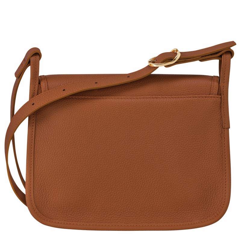 Longchamp Le FOULONNÉ M Crossbodytassen Dames Caramel Uitverkoop | 10135021121