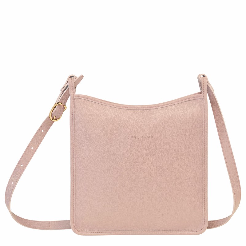 Longchamp Le FOULONNÉ M Crossbodytassen Dames Beige Uitverkoop | 10140021542