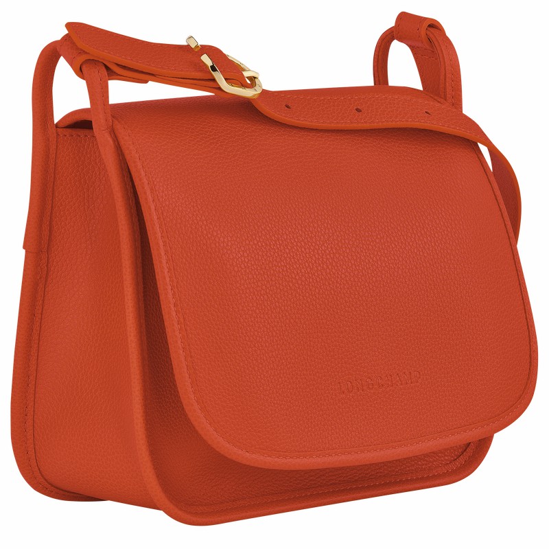 Longchamp Le FOULONNÉ M Crossbodytassen Dames Oranje Uitverkoop | 10135021685