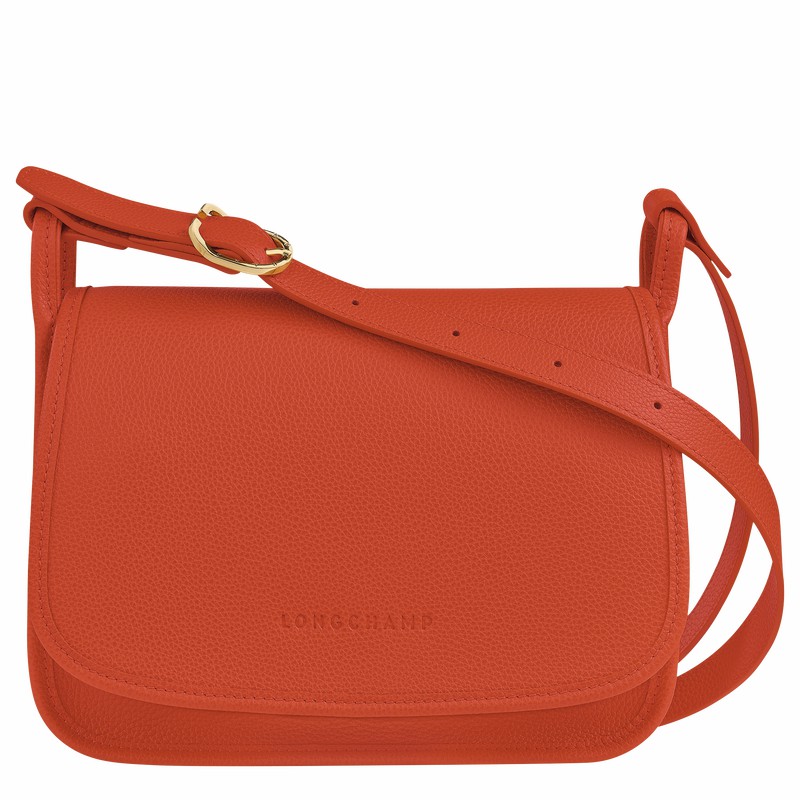 Longchamp Le FOULONNÉ M Crossbodytassen Dames Oranje Uitverkoop | 10135021685