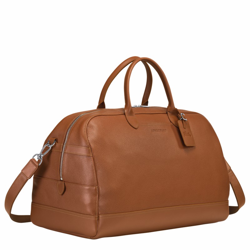 Longchamp Le FOULONNÉ M Reistas Dames Caramel Uitverkoop | L1302021F72