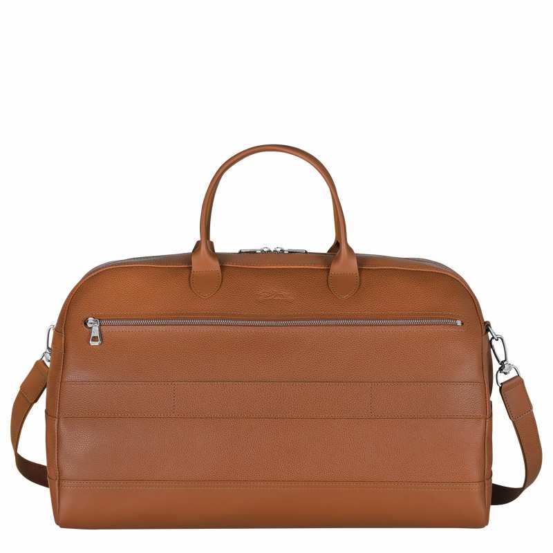 Longchamp Le FOULONNÉ M Reistas Heren Caramel Uitverkoop | L1302021F72-