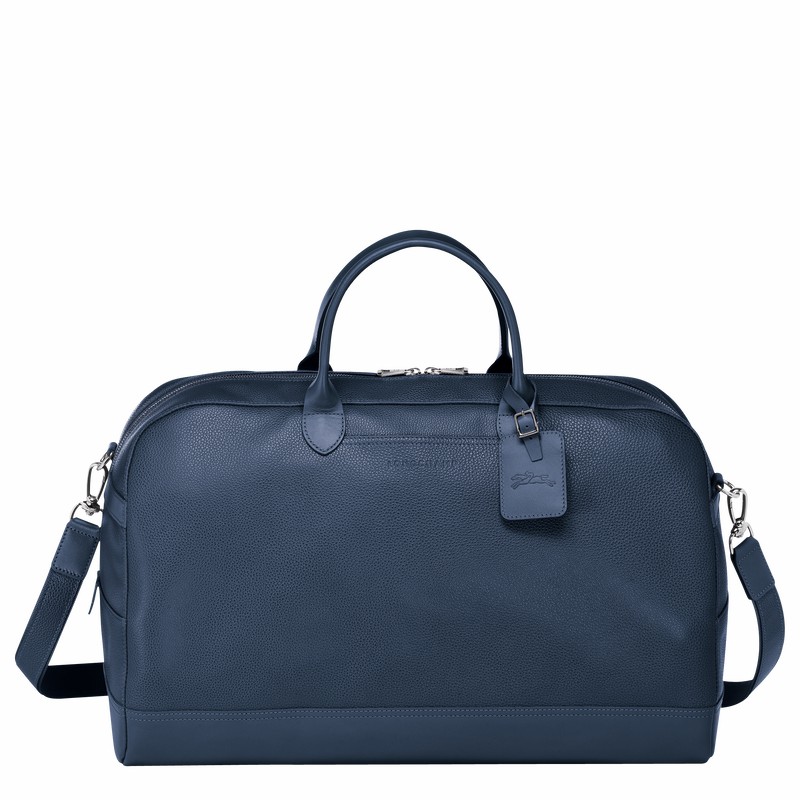 Longchamp Le FOULONNÉ M Reistas Heren Donkerblauw Uitverkoop | L1302021556-