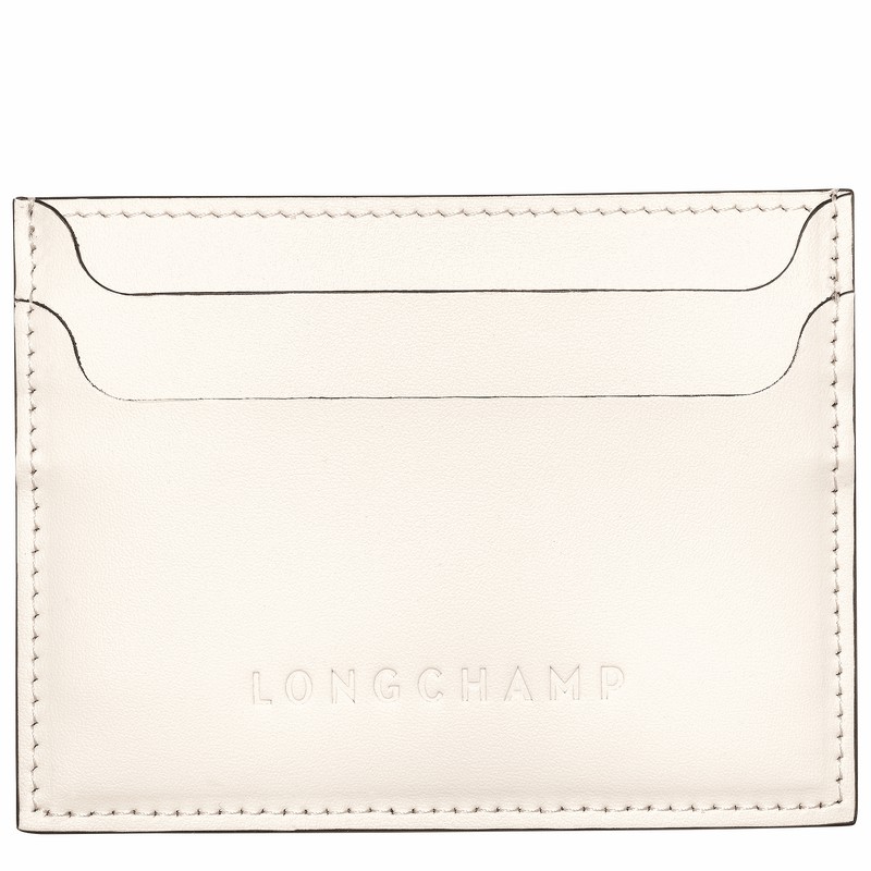 Longchamp Le FOULONNÉ Pasjeshouder Dames Wit Uitverkoop | L3218HFI037