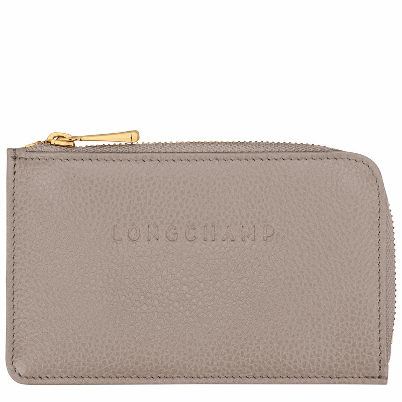 Longchamp Le FOULONNÉ Pasjeshouder Dames Grijs Uitverkoop | 30036021P55