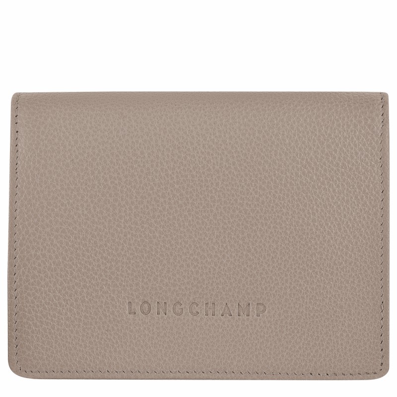 Longchamp Le FOULONNÉ Portefeuille Dames Grijs Uitverkoop | 30021021P55