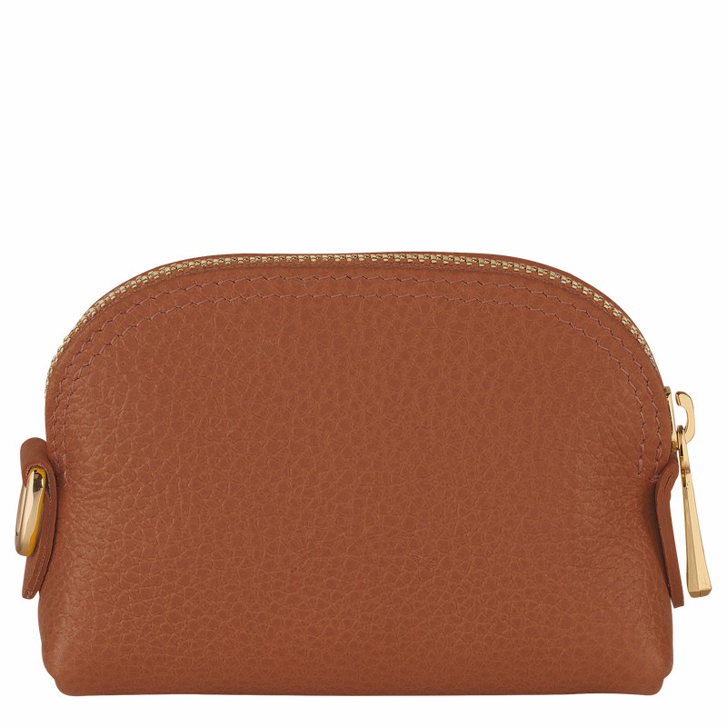 Longchamp Le FOULONNÉ Portemonnee Dames Caramel Uitverkoop | L3686021121