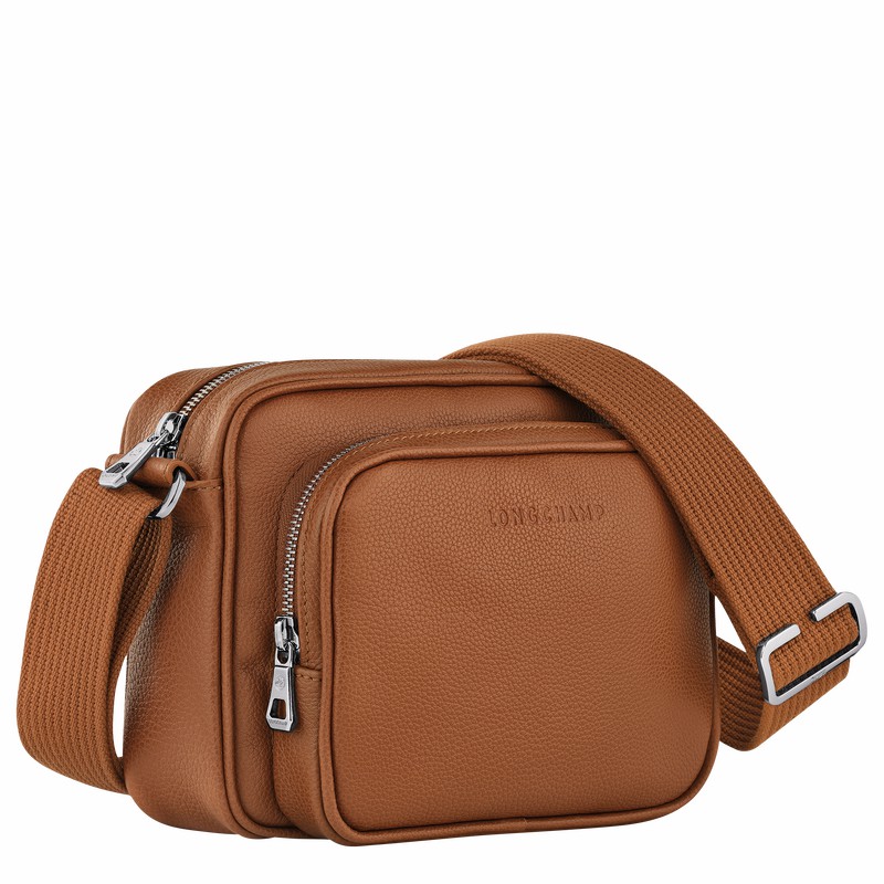 Longchamp Le FOULONNÉ S Buckettas Heren Caramel Uitverkoop | 20043021F72