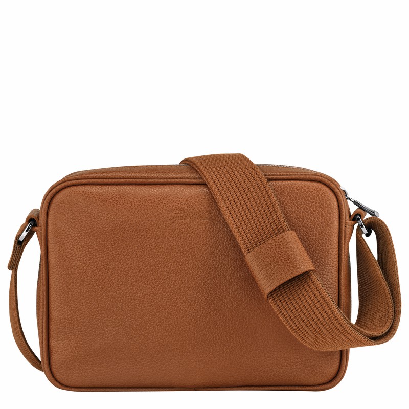 Longchamp Le FOULONNÉ S Buckettas Heren Caramel Uitverkoop | 20043021F72