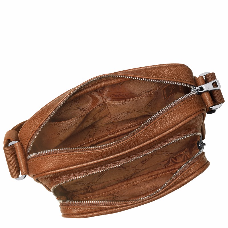 Longchamp Le FOULONNÉ S Buckettas Heren Caramel Uitverkoop | 20043021F72