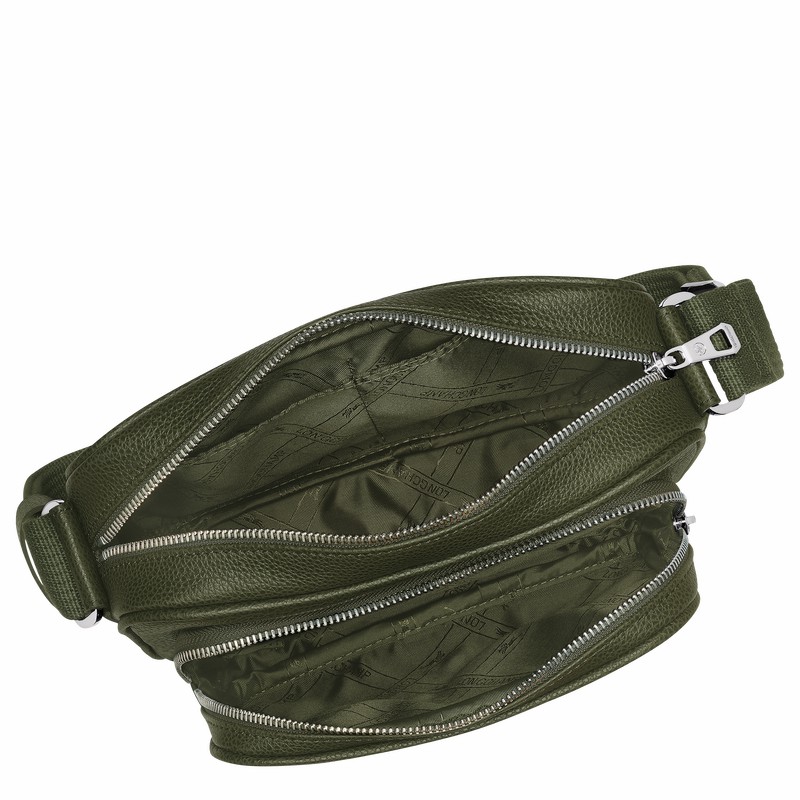 Longchamp Le FOULONNÉ S Buckettas Heren Khaki Uitverkoop | 20043021A23